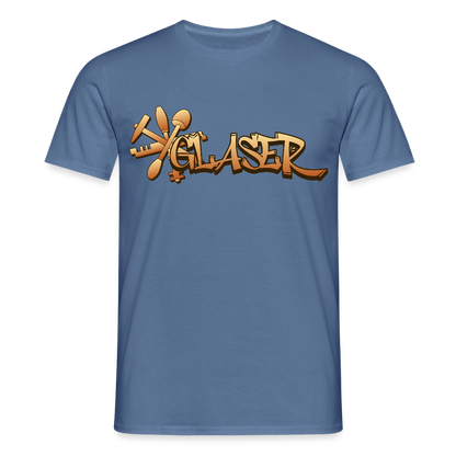Unisex T-Shirt "Glaser" Taubenblau Männer T-Shirt