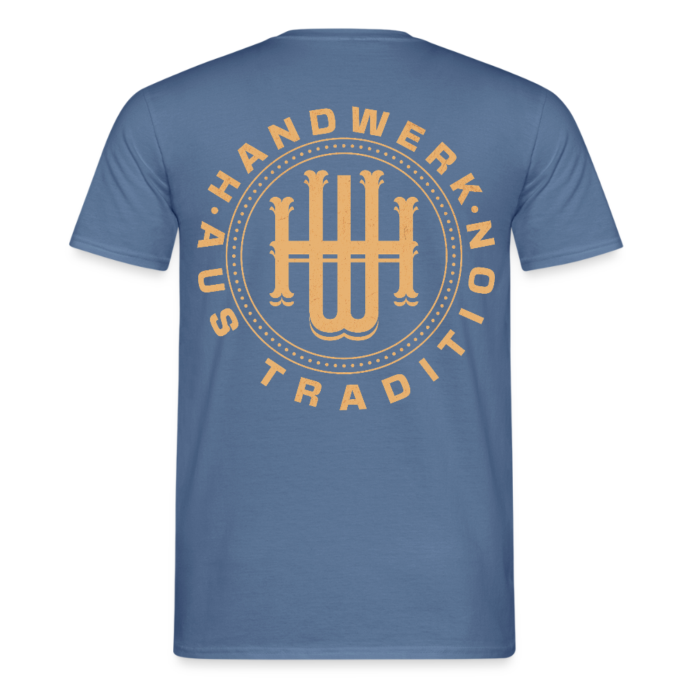 Unisex T-Shirt "Handwerk" (beidseitig bedruckt) Männer T-Shirt