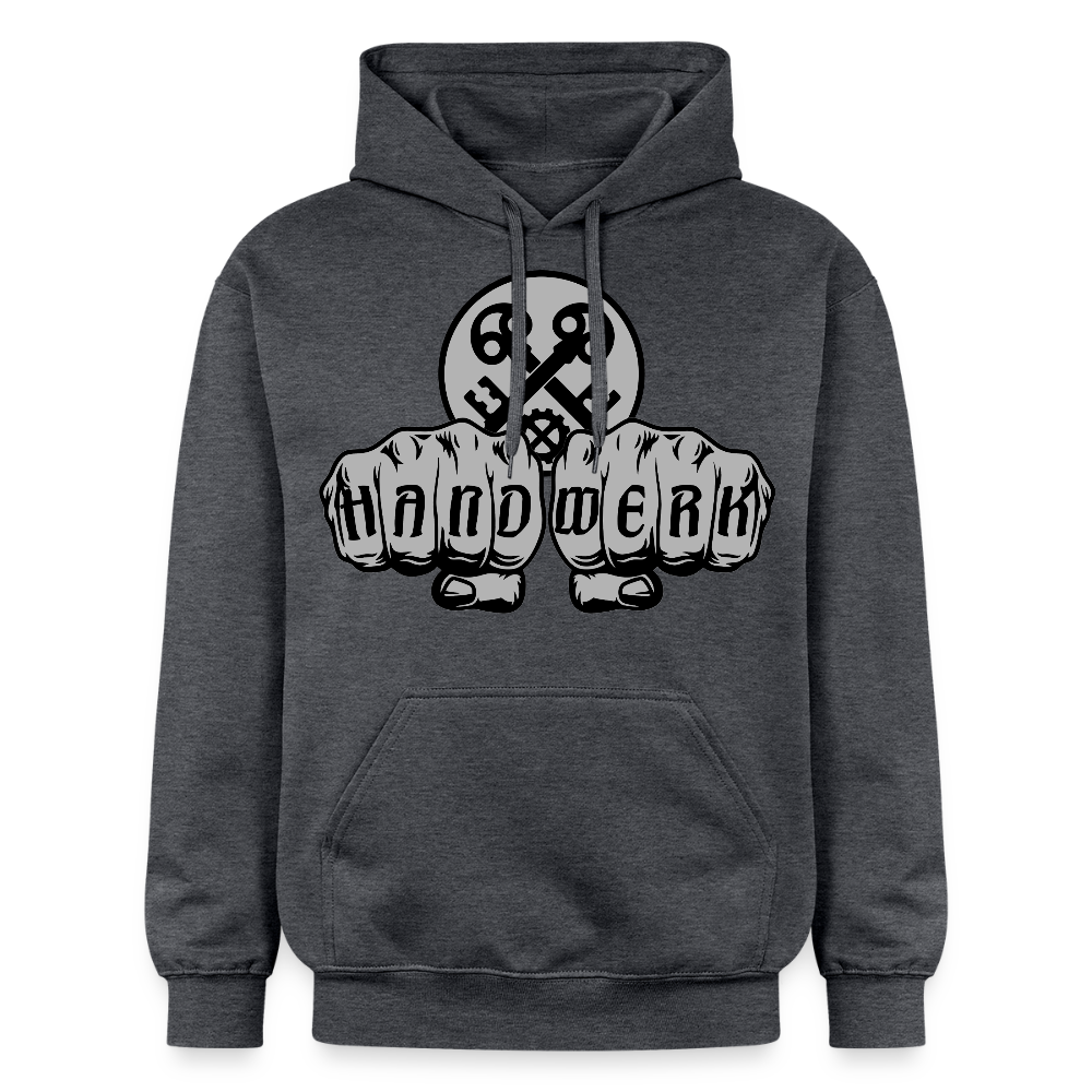 Gildan Unisex Softstyle® "Schlosser" Dunkelgrau meliert Gildan Unisex Softstyle® Midweight Hoodie