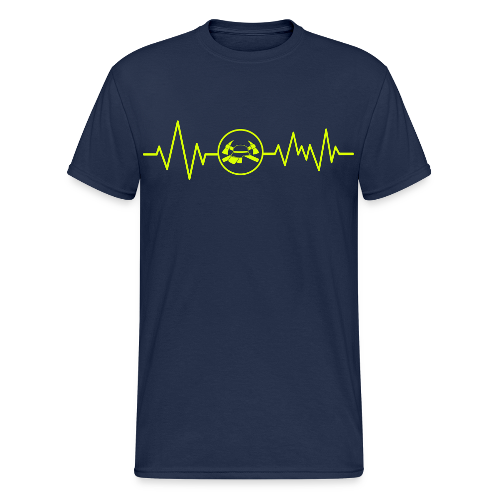 Unisex T-Shirt "Feuerwehr 4" - Navy