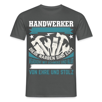 Unisex T-Shirt "Handwerker" Anthrazit Männer T-Shirt