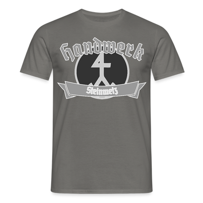 Unisex T-Shirt "Steinmetz" Graphit Männer T-Shirt