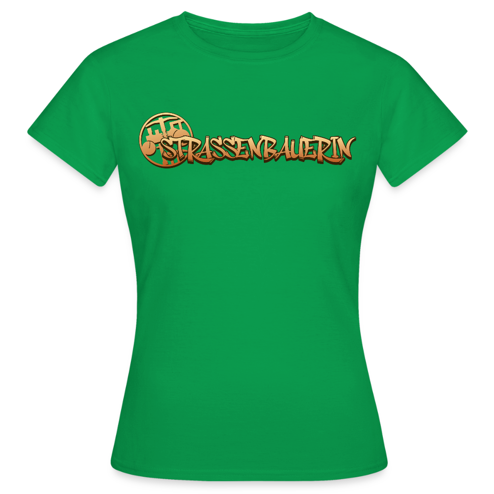 Frauen T-Shirt "Strassenbauerin" Kelly Green Frauen T-Shirt