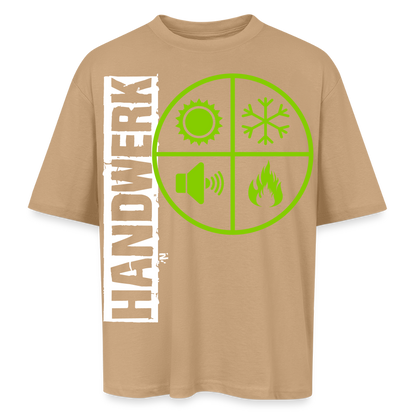 Oversized Unisex T-Shirt "Isolierer" Beige Oversized Unisex T-Shirt