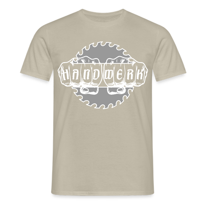 Unisex T-Shirt "Handwerk-SB" Sandbeige Männer T-Shirt