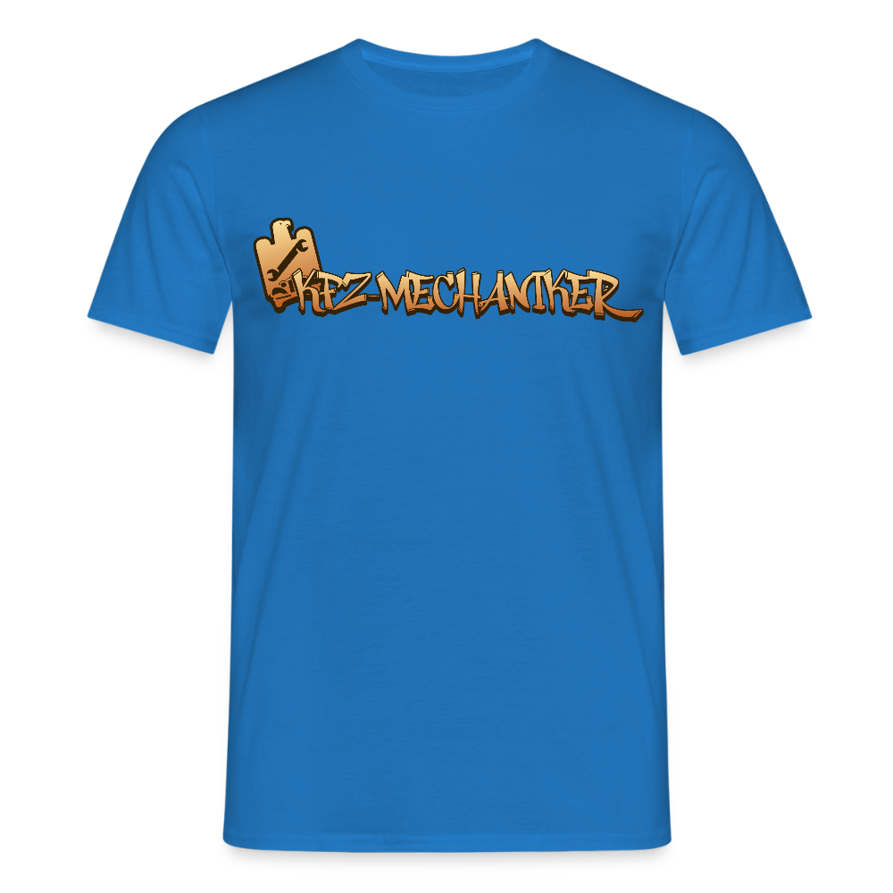 Unisex T-Shirt "KFZ-Mechaniker" Royalblau Männer T-Shirt