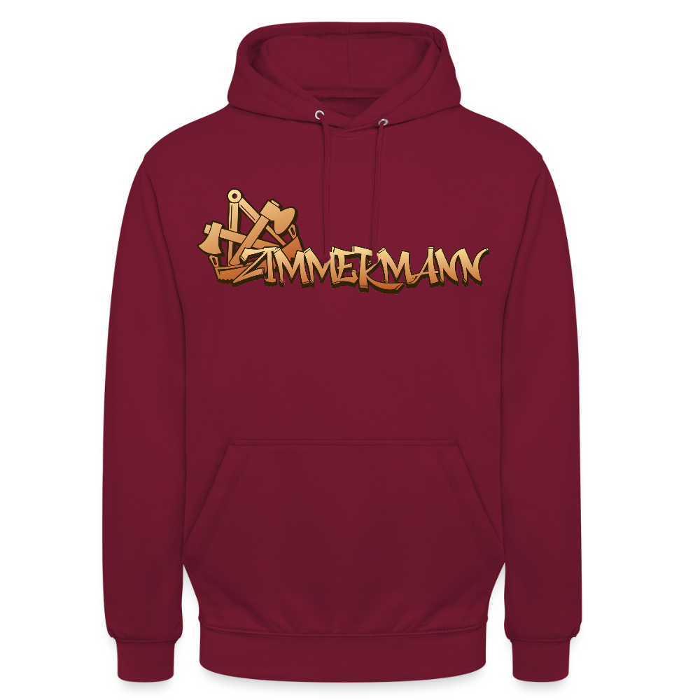 Unisex Hoodie "Zimmermann" Bordeaux Unisex Hoodie