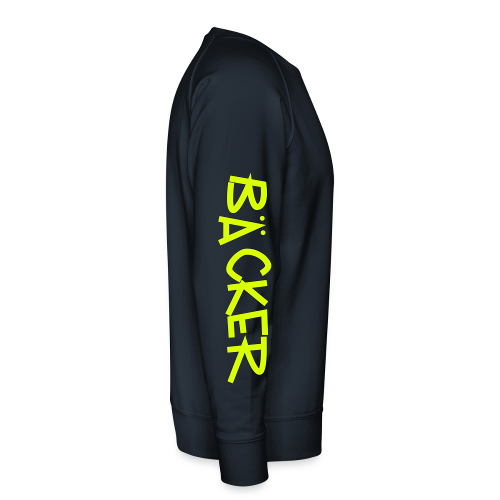 Unisex Premium Pullover "Bäcker" neongelb Männer Premium Pullover