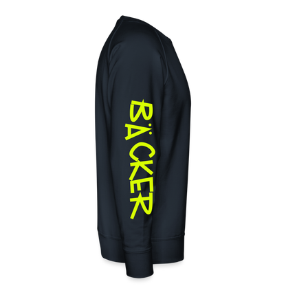 Unisex Premium Pullover "Bäcker" neongelb Männer Premium Pullover