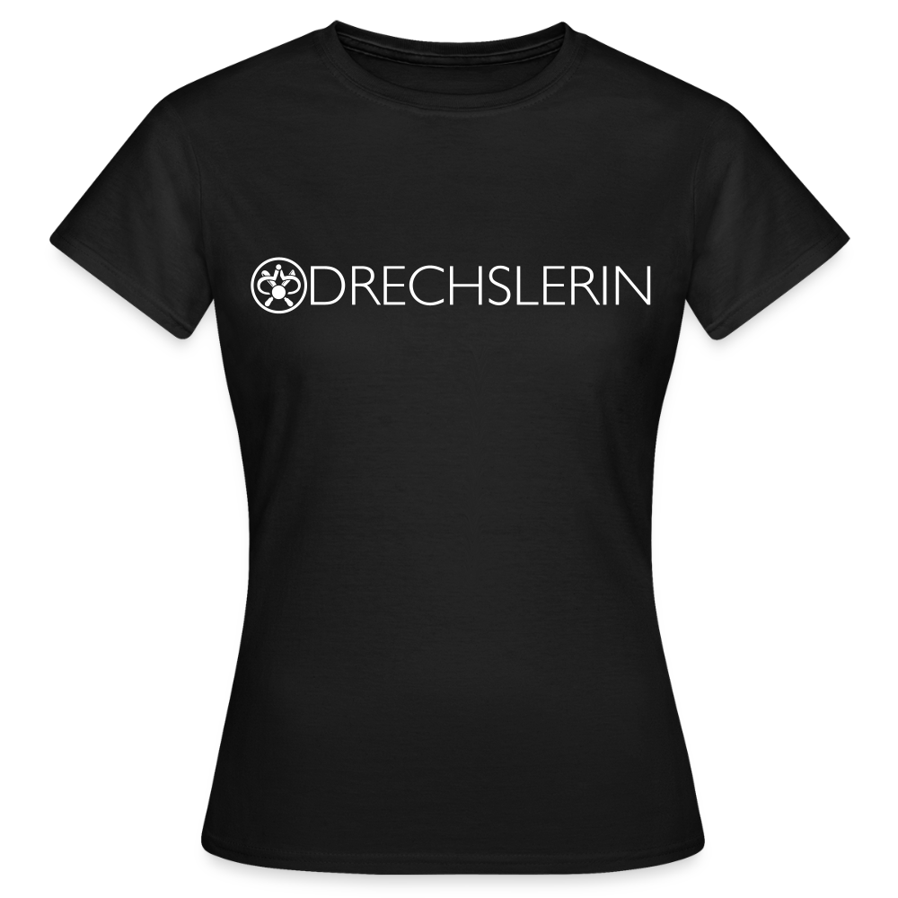 Frauen T-Shirt "Drechslerin" - Schwarz