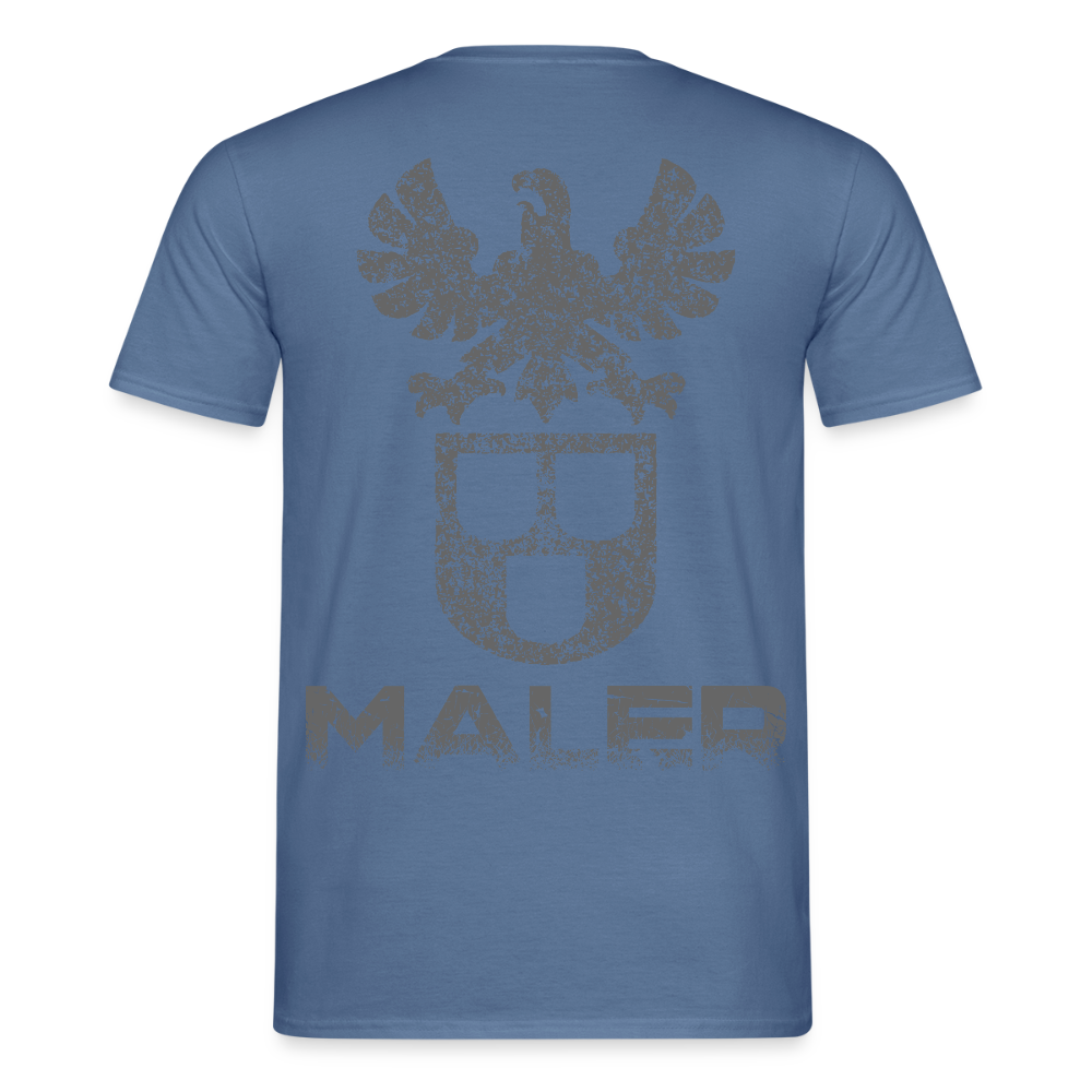 Unisex T-Shirt "Maler" Taubenblau Männer T-Shirt