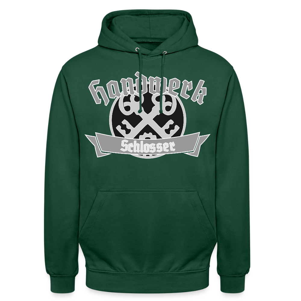Unisex Hoodie "Schlosser" Flaschengrün Unisex Hoodie