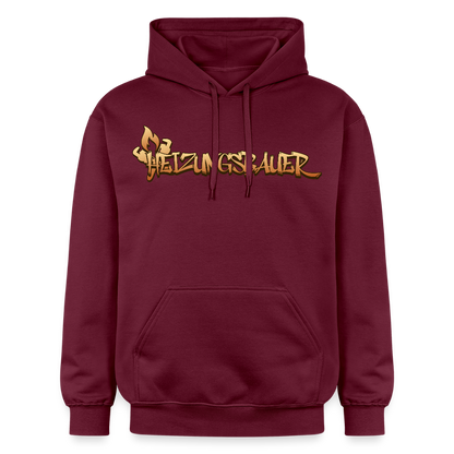 Gildan Unisex Softstyle® "Heizungsbauer" Maroon Gildan Unisex Softstyle® Midweight Hoodie