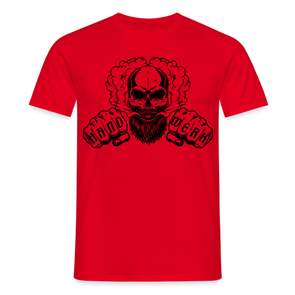 Unisex T-Shirt "Blackbeard-Handwerk" Rot Männer T-Shirt