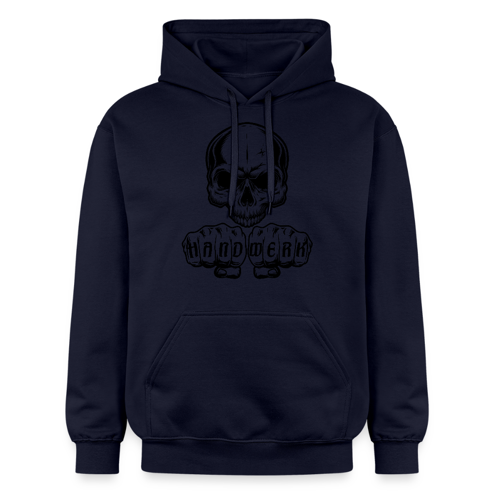 Gildan Unisex Softstyle® "Skull-Handwerk" Navy Gildan Unisex Softstyle® Midweight Hoodie