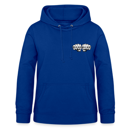 Frauen Hoodie "Heizungsbauerin" (beidseitig beruckt) - Royalblau