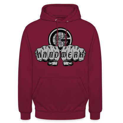 Unisex Hoodie "Gerüstbauer" Bordeaux Unisex Hoodie