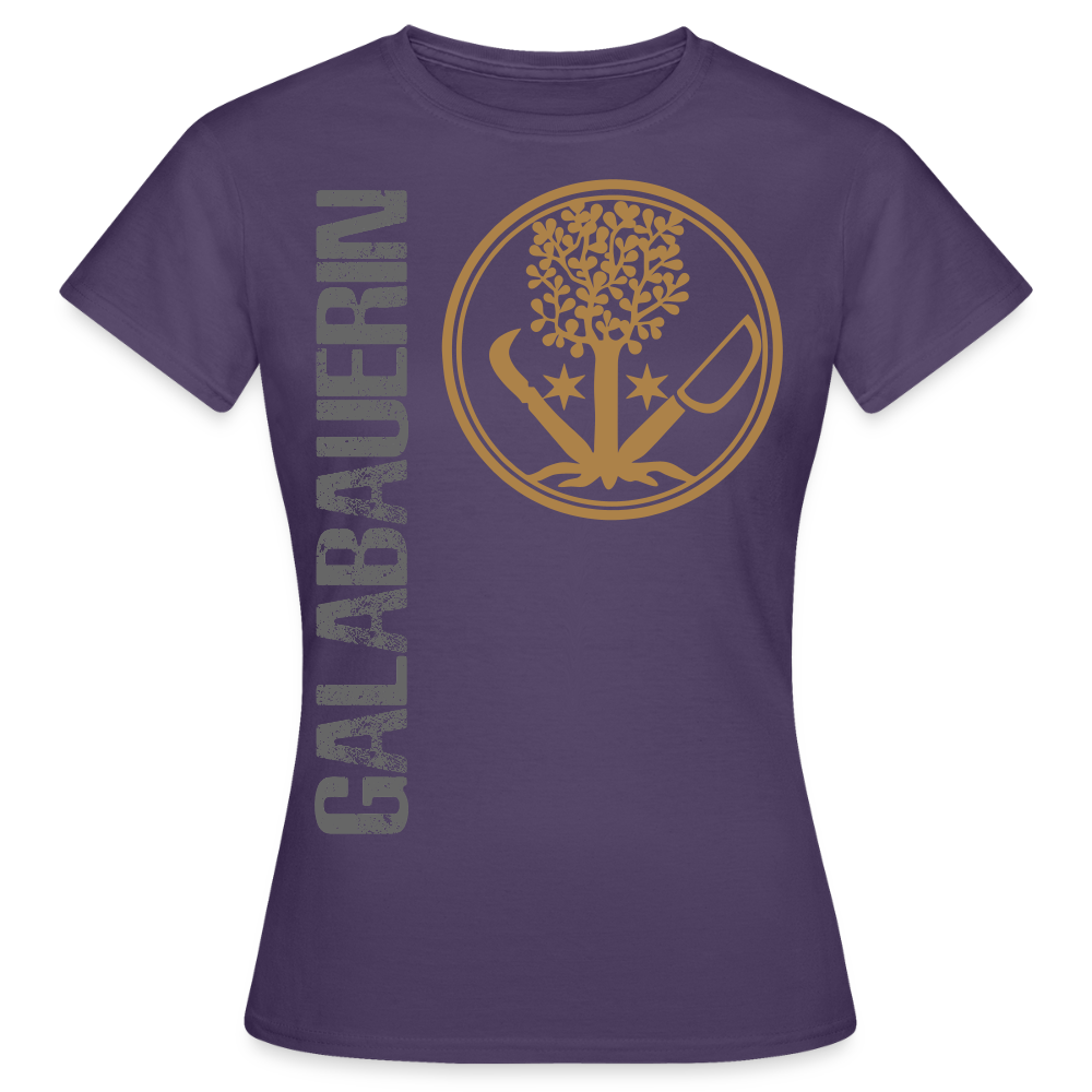 Frauen T-Shirt "GaLaBauer" Dunkellila Frauen T-Shirt
