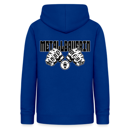 Frauen Hoodie "Metallbauerin" (beidseitig beruckt) - Royalblau