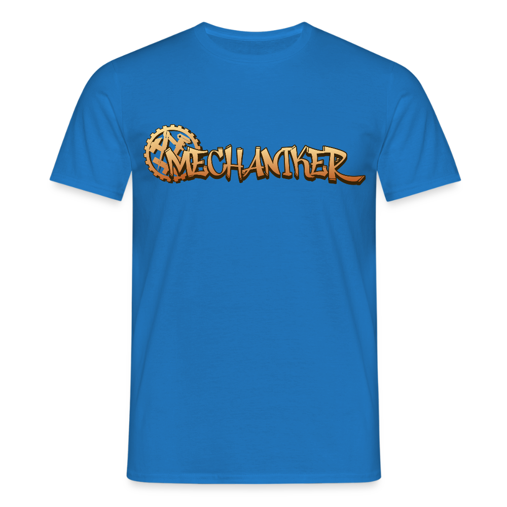 Unisex T-Shirt "Mechaniker" Royalblau Männer T-Shirt