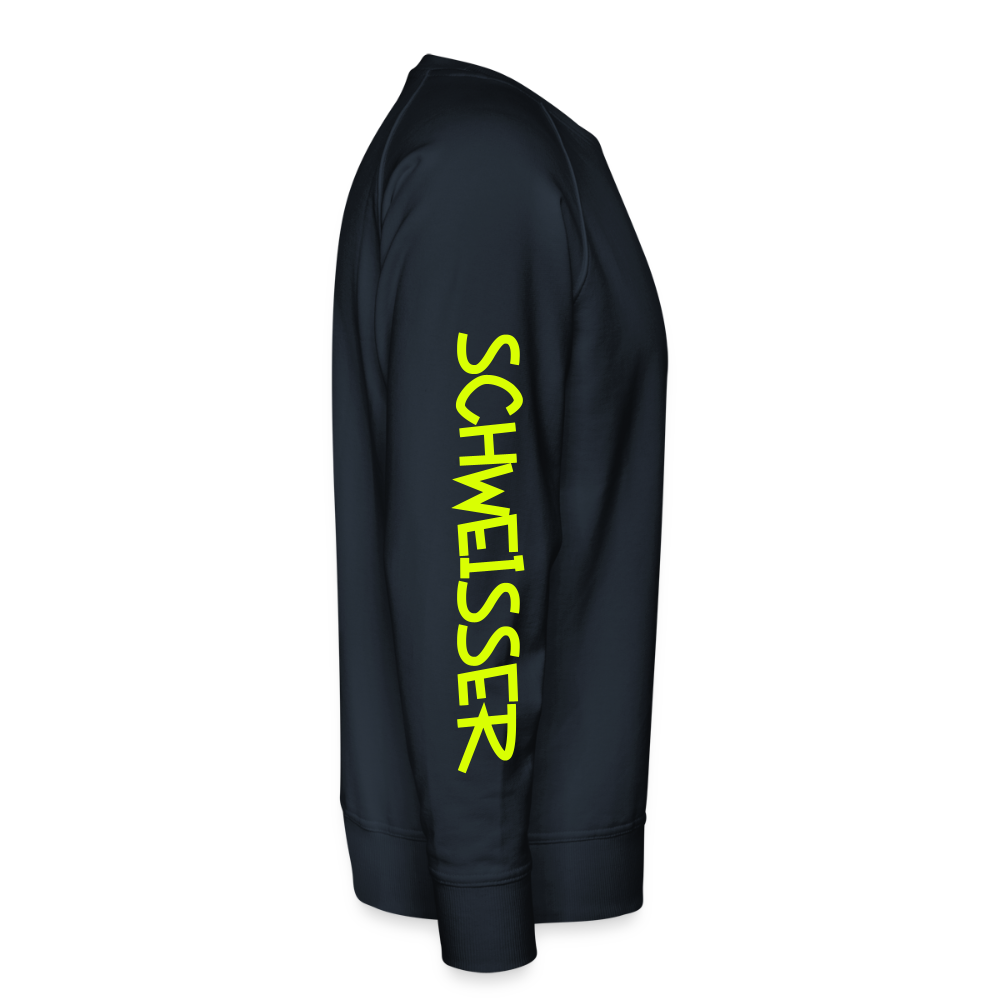 Unisex Premium Pullover "Schweisser" neongelb Männer Premium Pullover