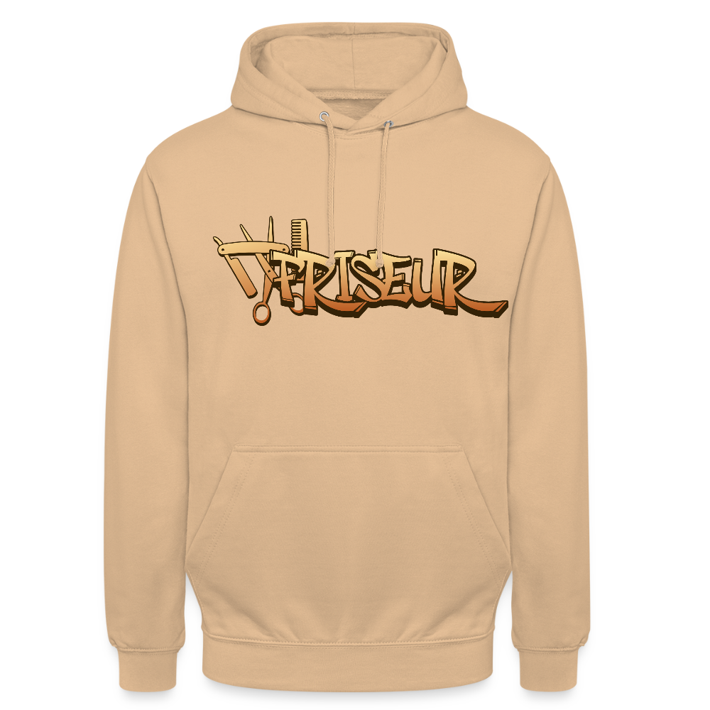 Unisex Hoodie "Friseur" Pfirsich Unisex Hoodie