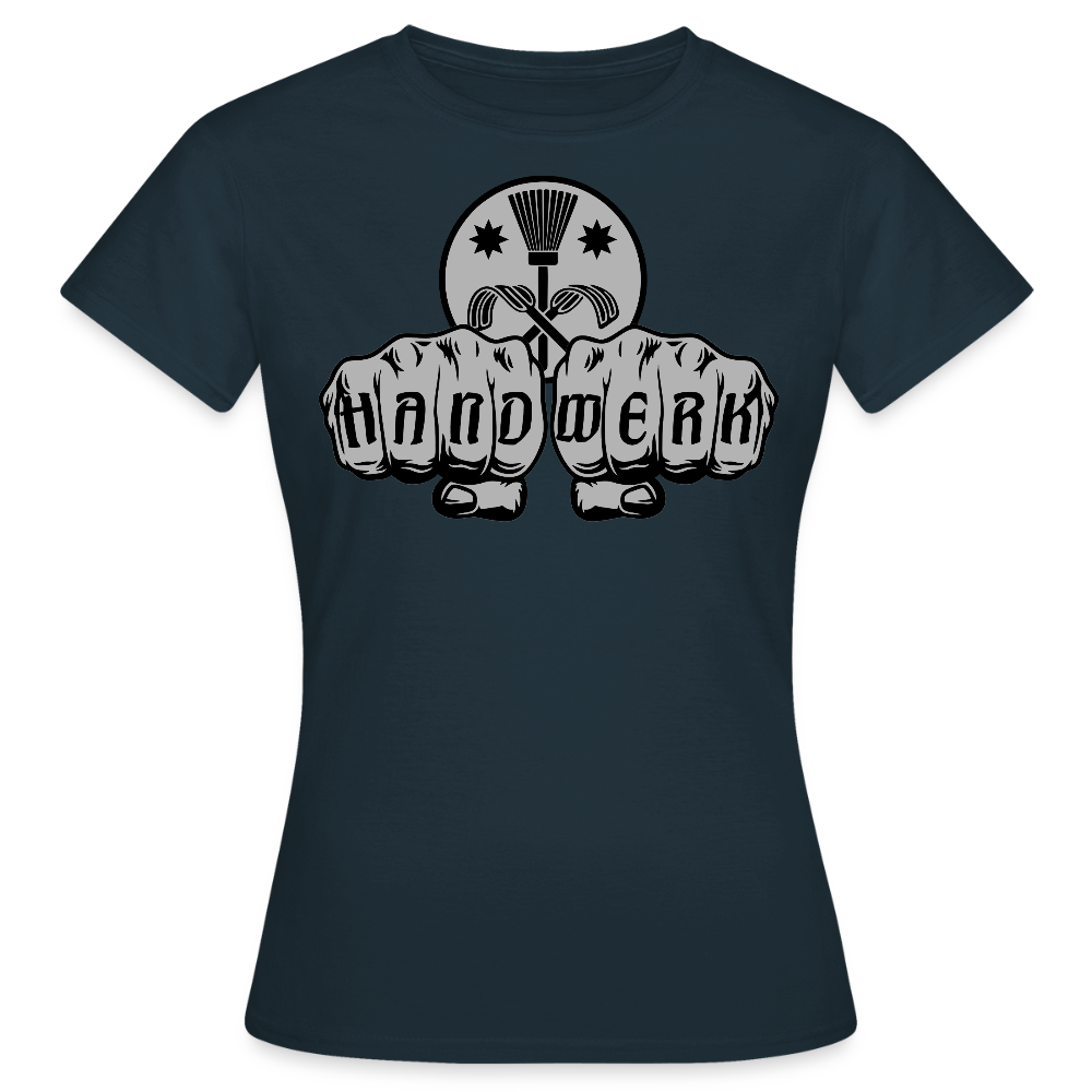Frauen T-Shirt "Schornsteinfeger" Navy Frauen T-Shirt