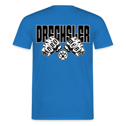 Unisex T-Shirt "Drechsler" (beidseitig bedruckt) Royalblau Männer T-Shirt