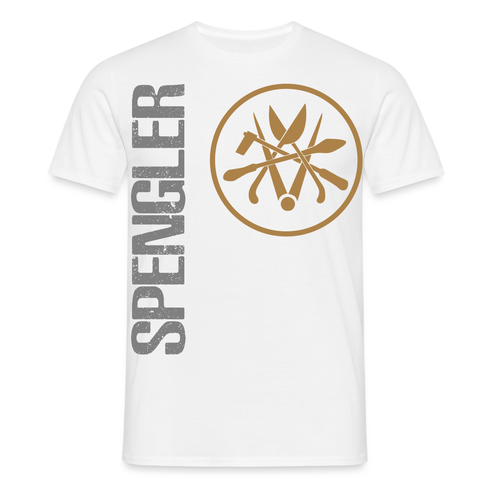 Unisex T-Shirt "Spengler" Weiß Männer T-Shirt