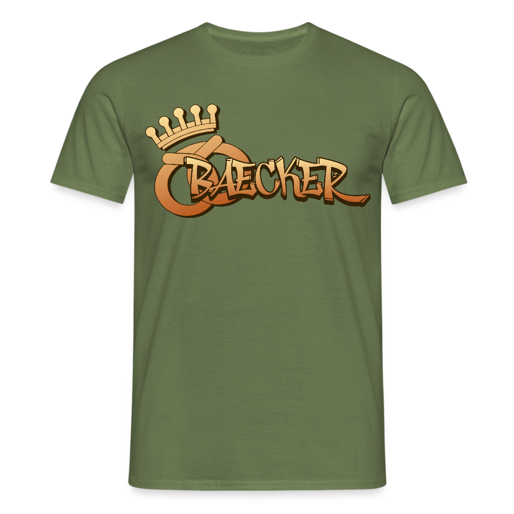 Unisex T-Shirt "Bäcker" Militärgrün Männer T-Shirt