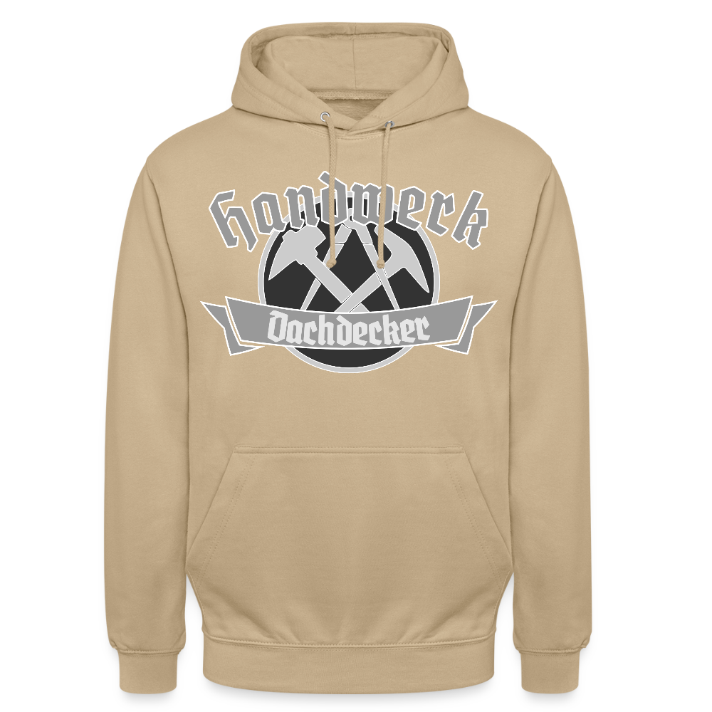 Unisex Hoodie "Dachdecker" Beige Unisex Hoodie