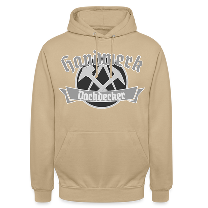 Unisex Hoodie "Dachdecker" Beige Unisex Hoodie
