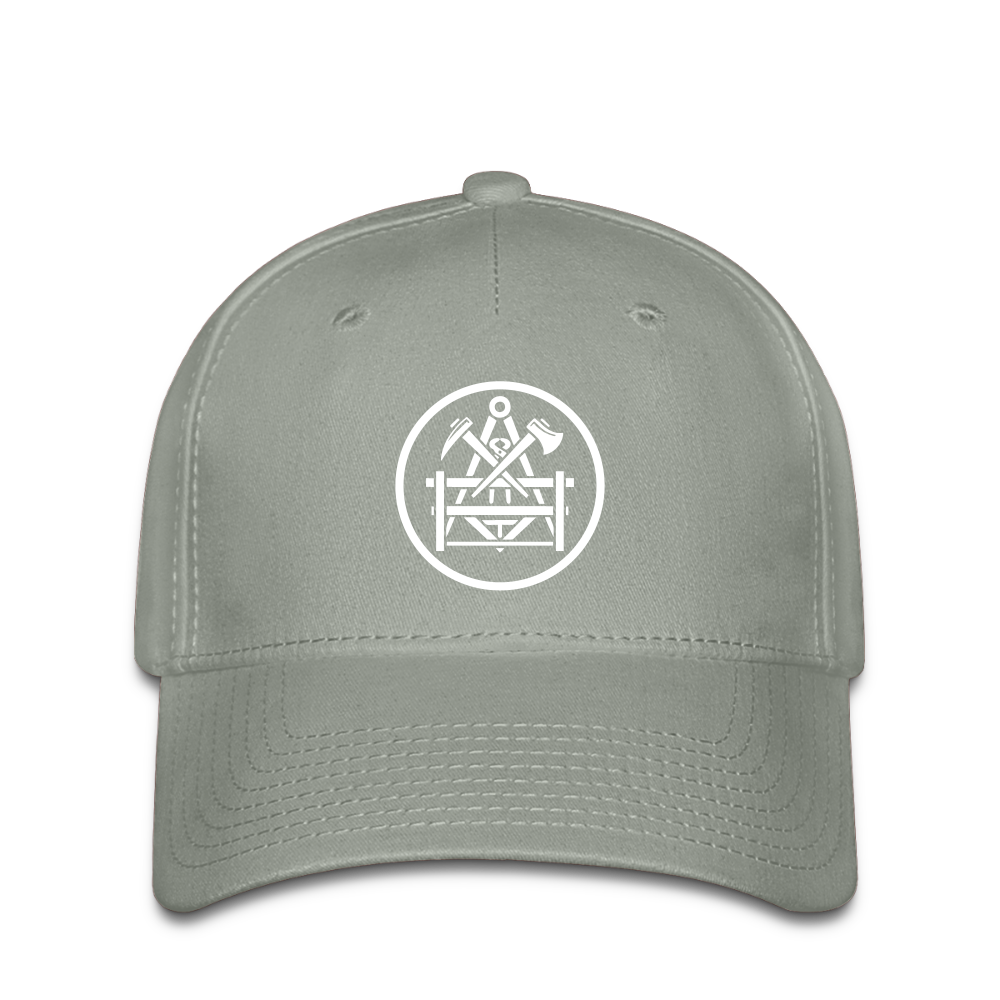 Flexfit Cap "Betonbauer" Grüngrau Flexfit Cap