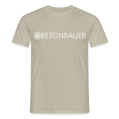 Unisex T-Shirt "Betonbauer" Sandbeige Männer T-Shirt
