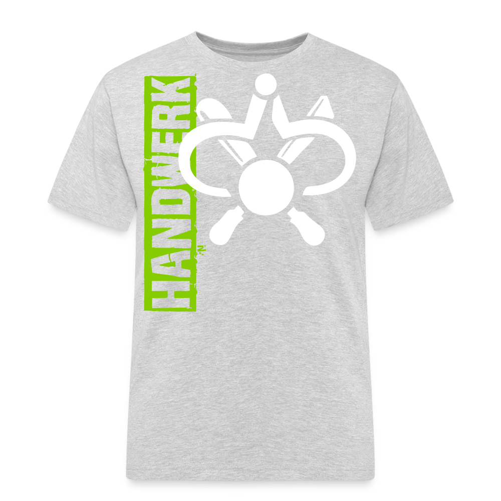 Unisex Workwear T-Shirt "Drechsler" Grau meliert Männer Workwear T-Shirt
