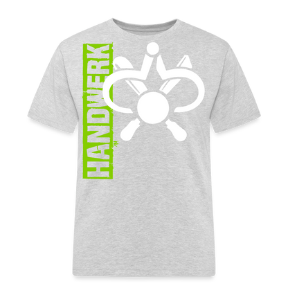 Unisex Workwear T-Shirt "Drechsler" Grau meliert Männer Workwear T-Shirt
