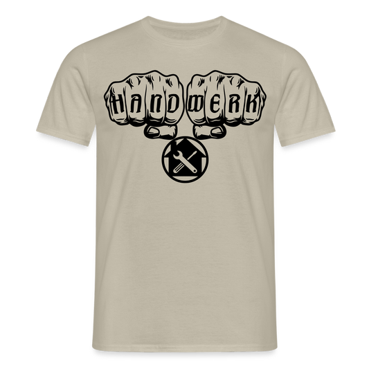 Unisex T-Shirt "Hausmeister" - Sandbeige