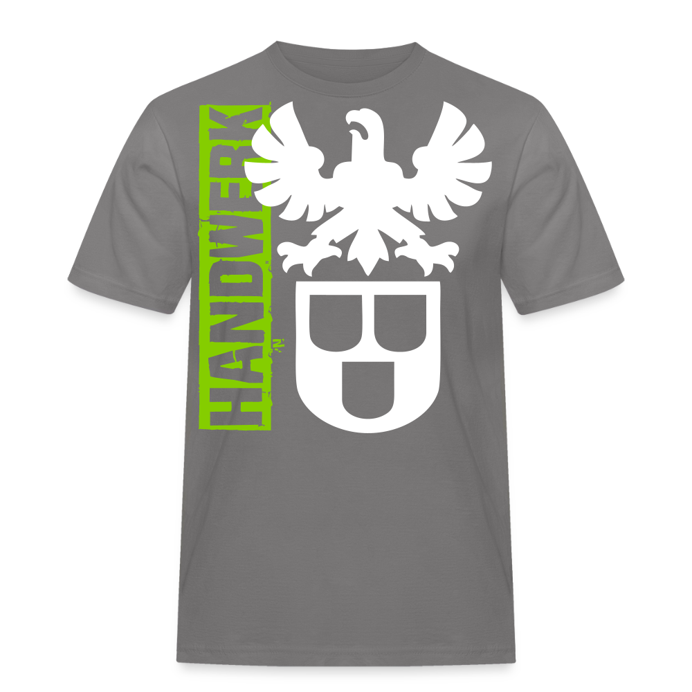 Unisex Workwear T-Shirt "Maler&Lackierer" Grau Männer Workwear T-Shirt