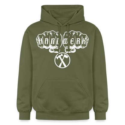 Gildan Unisex Softstyle® "Installateur" Militärgrün Gildan Unisex Softstyle® Midweight Hoodie