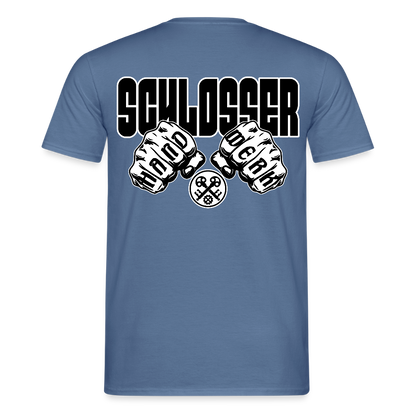 Unisex T-Shirt "Schlosser" Taubenblau Männer T-Shirt