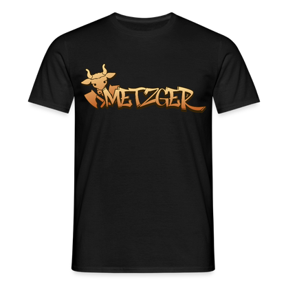 Unisex T-Shirt "Metzger" Schwarz Männer T-Shirt