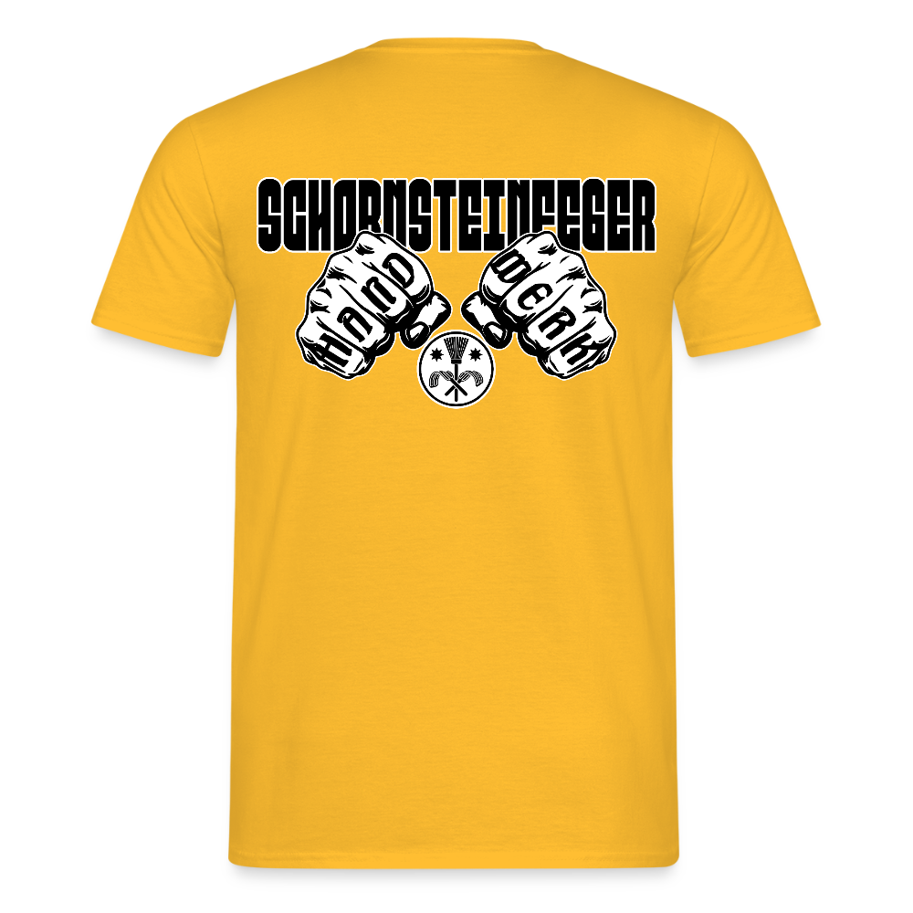 Unisex T-Shirt "Schornsteinfeger" Gelb Männer T-Shirt