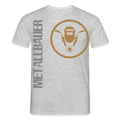 Unisex T-Shirt "Metallbauer" Grau meliert Männer T-Shirt