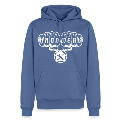 Männer Premium Hoodie "Hausmeister" Taubenblau Männer Premium Hoodie