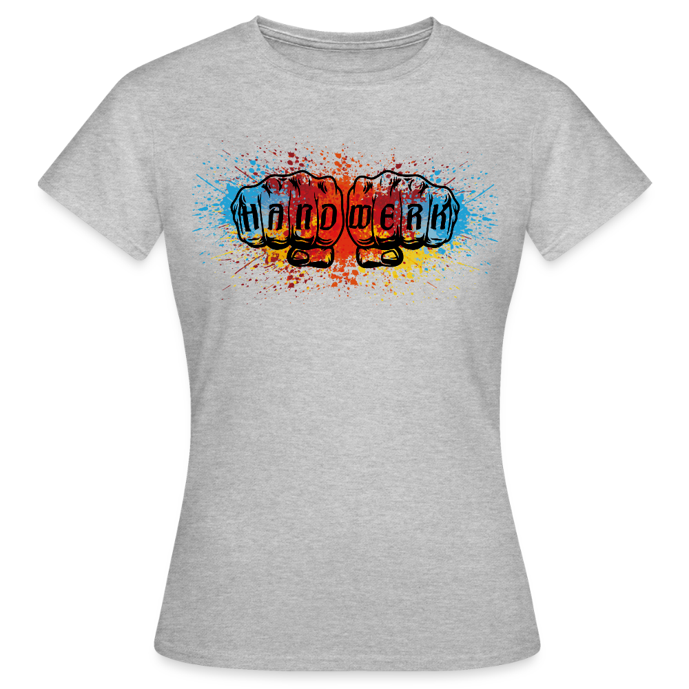 Frauen T-Shirt "Splash-Color" Grau meliert Frauen T-Shirt