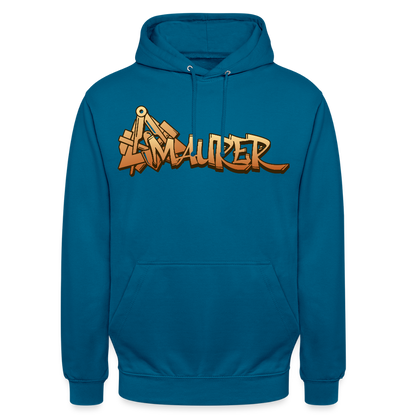 Unisex Hoodie "Maurer" Tiefseeblau Unisex Hoodie