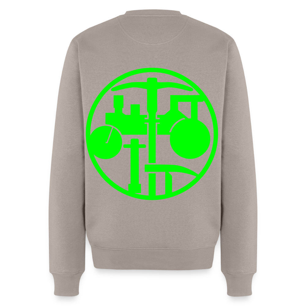 Unisex Premium Pullover "Strassenbauer" neongrün Männer Premium Pullover