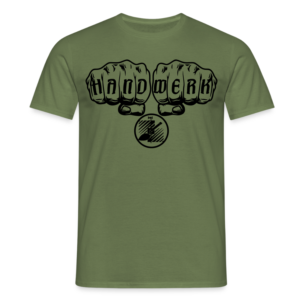 Unisex T-Shirt "Fliesenleger" Militärgrün Männer T-Shirt