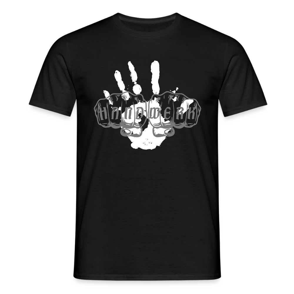 Unisex T-Shirt "Hand" Schwarz Männer T-Shirt