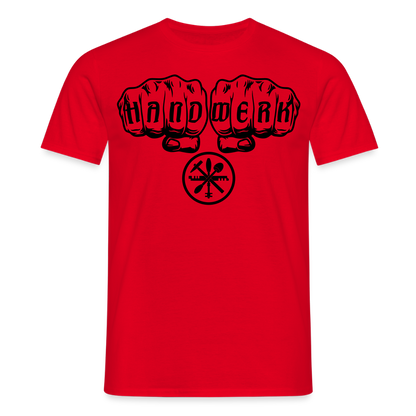 Unisex T-Shirt "Glaser" Rot Männer T-Shirt